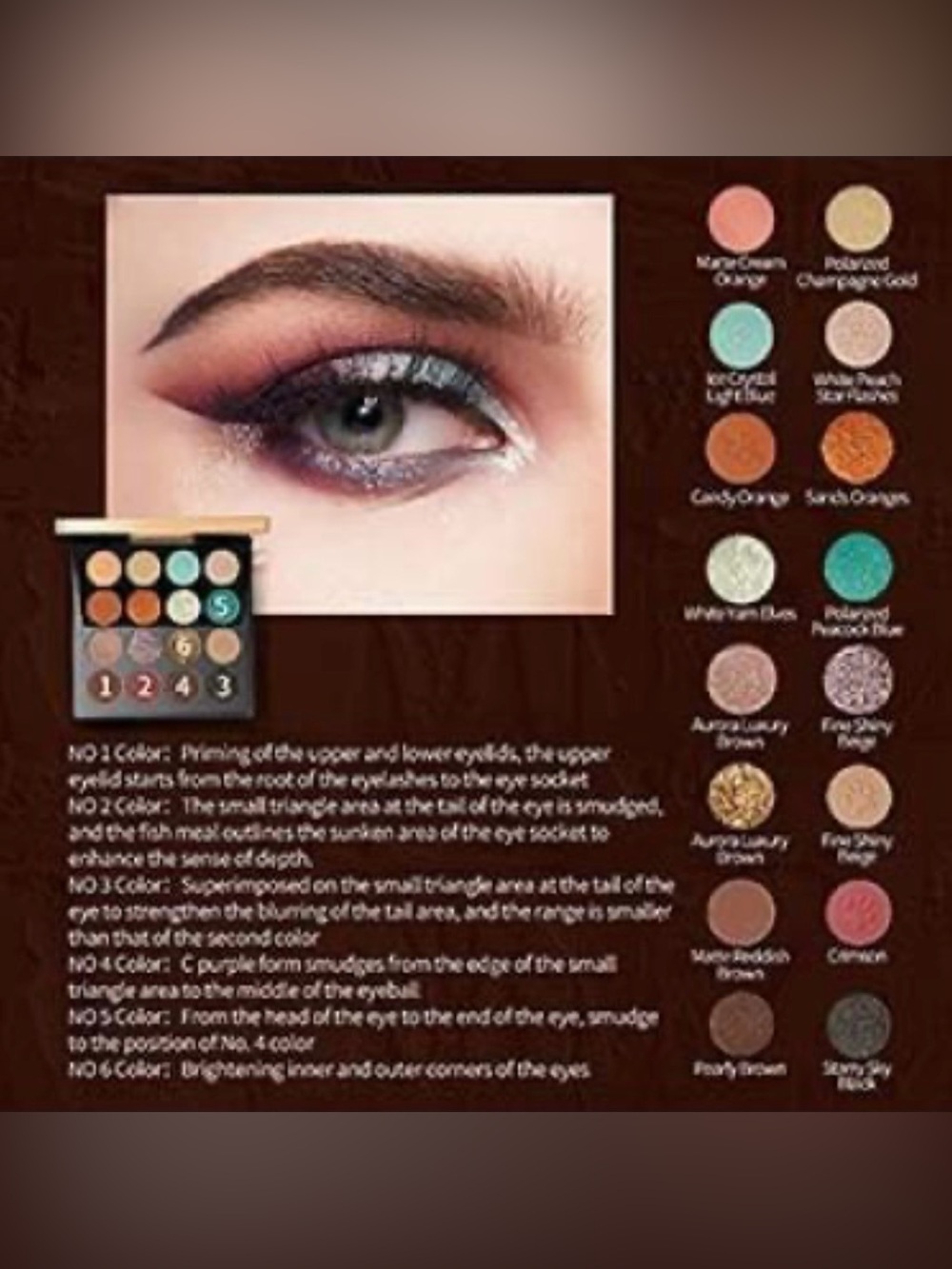 ZEESEA COSMETICS MAYA DEVINE FELINE “FIREWORKS 07 Eye Shadow Palette - BRAND NEW - Picture 6 of 16